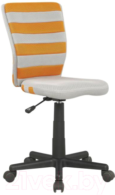 Кресло офисное Halmar Fuego (серый/оранжевый)