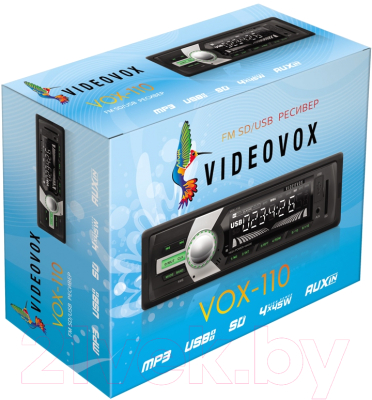 Бездисковая автомагнитола Videovox VOX-110