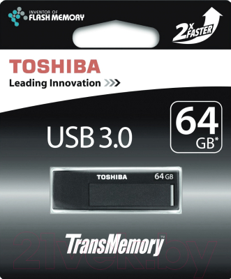 Usb flash накопитель Toshiba U302 64Gb (THN-U302K0640M4)