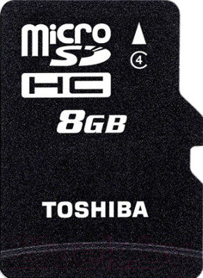 Карта памяти Toshiba M102 8GB microSD (Class 4) + adapter (THN-M102K0080M2)