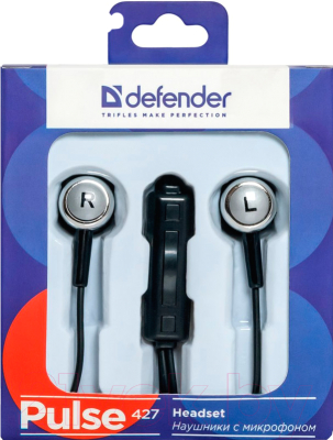 Наушники-гарнитура Defender Pulse 427 / 63427 (черный)