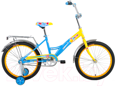 Детский велосипед Forward Altair City Girl 20 2017 (13, желтый/синий)