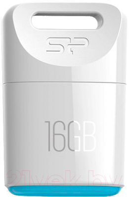 Usb flash накопитель Silicon Power Touch T06 White 16GB (SP016GBUF2T06V1W)