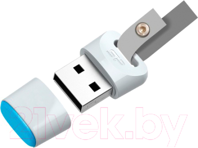 Usb flash накопитель Silicon Power Touch T06 White 16GB (SP016GBUF2T06V1W)