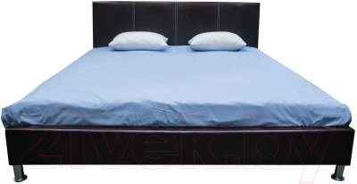 Двуспальная кровать ГрандМанар Эконом ЭК-011.04 180x200 (Unica Brown)