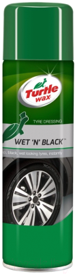 Полироль для шин Turtle Wax Черный лоск GL Wet N Black Aero 500MLEN / FG7640/51802 (500мл)