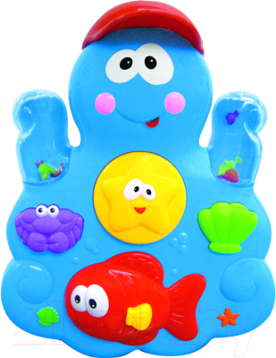 Развивающая игрушка Kiddieland Веселое купание с осьминогом и друзьями 035550