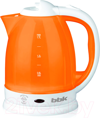 Электрочайник BBK EK1755P (белый/оранжевый)
