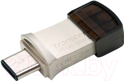 Usb flash накопитель Transcend JetFlash 890S USB3.1 + Type-C 16GB (TS16GJF890S)