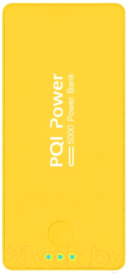 Портативное зарядное устройство PQI i-Power 5000C / 6PPA-06BR0005A (желтый)