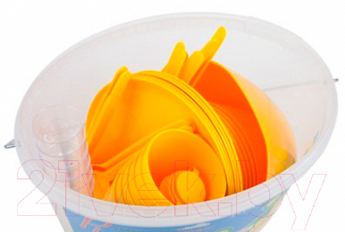 Набор пластиковой посуды Berossi Picnik ИК 06234000 (солнечный)