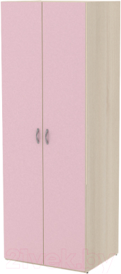 Шкаф 3Dom Слимпи СП795 (акация молдавск/фламинго розовый)