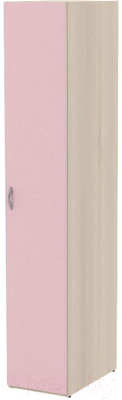 Шкаф-пенал 3Dom Слимпи СП970Д (акация молдавск/фламинго розовый)