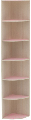 Угловое окончание для шкафа 3Dom Слимпи СП990 (акация молдавск/фламинго розовый)