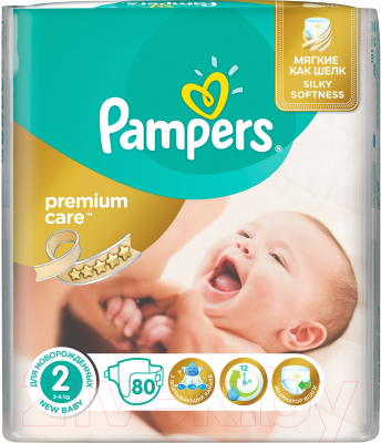 Подгузники детские Pampers Premium Care 2 Mini (80шт)