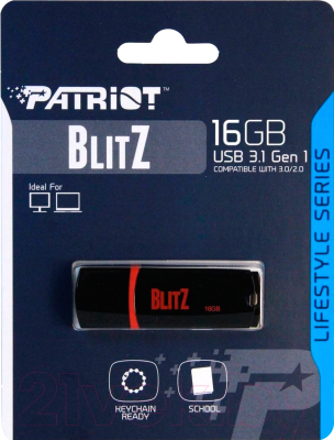 Usb flash накопитель Patriot Blitz 16GB (PSF16GBLZ3BUSB)
