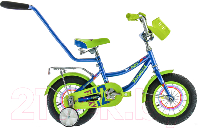 Детский велосипед с ручкой Forward Funky Boy 2016 (12, синий)