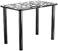 Обеденный стол Васанти Плюс ПРФ 120x80 (черный/122) - 