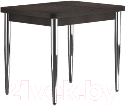 Обеденный стол Васанти Плюс ПРД 80x60/120 РШ/к/ОК (хром/коричневый)