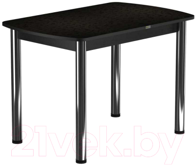 Обеденный стол Васанти Плюс БРП 120x80/3/ОК (хром/коричневый)