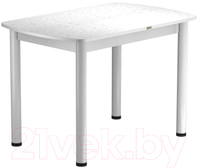 Обеденный стол Васанти Плюс БРП 120x80/3/ОБ (белый/белый)