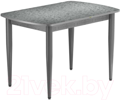 Обеденный стол Васанти Плюс БРП 120x80/3К/ОА (алюминий/алюминий)