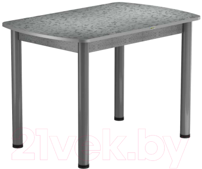 Обеденный стол Васанти Плюс БРП 100x60/3/ОА (алюминий/алюминий)