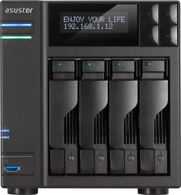 NAS сервер Asustor AS-6204T