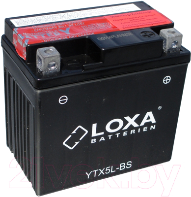 Мотоаккумулятор Loxa YTX5L-BS (4 A/ч)