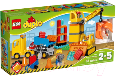 Конструктор Lego Duplo Большая стройплощадка 10813