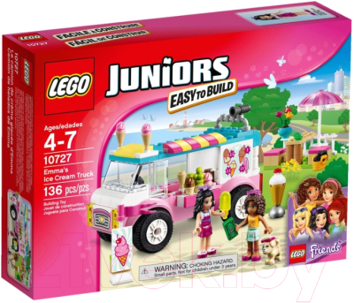 Конструктор Lego Juniors Грузовик с мороженым Эммы 10727