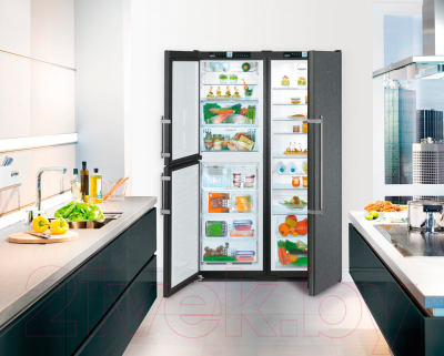 Холодильник с морозильником Liebherr SBSbs 7263
