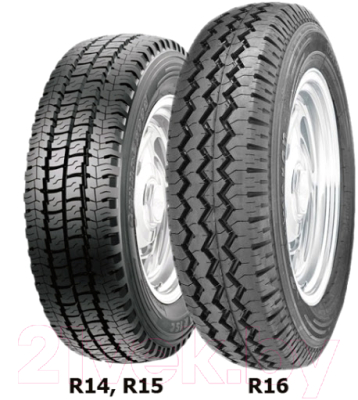 Летняя легкогрузовая шина Kormoran Vanpro B2 225/75 R16C 118/116R