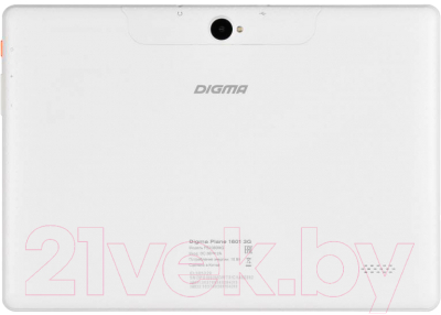 Планшет Digma Plane 1601 8GB 3G / PS1060MG (белый)