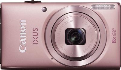 Компактный фотоаппарат Canon DIGITAL IXUS 135 (розовый) - вид спереди