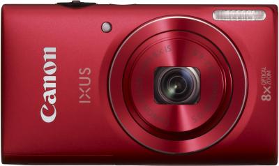 Компактный фотоаппарат Canon DIGITAL IXUS 140 (красный) - вид спереди