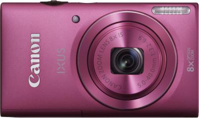 Компактный фотоаппарат Canon DIGITAL IXUS 140 (розовый) - вид спереди