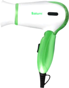 Компактный фен Saturn ST-HC7210 (зеленый) - общий вид