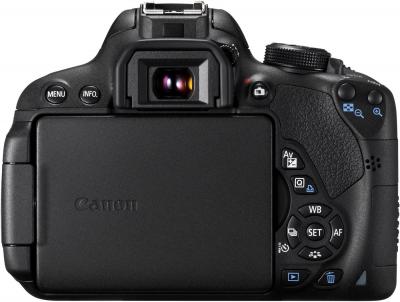 Зеркальный фотоаппарат Canon EOS 700D Kit 18-55 IS STM - вид сзади