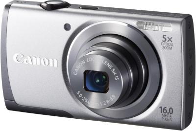 Компактный фотоаппарат Canon PowerShot A2600 Silver - общий вид