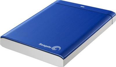 Внешний жесткий диск Seagate Backup Plus Portable Blue 1TB (STBU1000202) - общий вид 