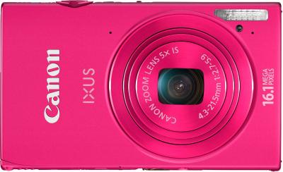 Компактный фотоаппарат Canon IXUS 240 HS Pink - вид спереди