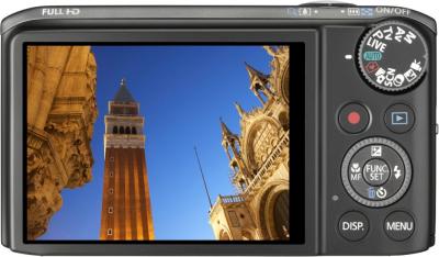 Компактный фотоаппарат Canon PowerShot SX260 HS Gray - вид сзади