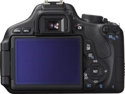 Зеркальный фотоаппарат Canon EOS 600D Kit (18-55mm III+75-300mm III+50mm) - вид сзади