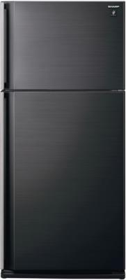 Холодильник с морозильником Sharp SJ-SC55PVBK - общий вид