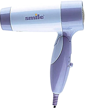 Компактный фен Smile HD 1404 Purple - общий вид