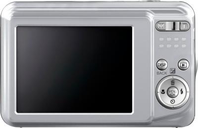 Компактный фотоаппарат Fujifilm FinePix AX650 Silver - вид сзади
