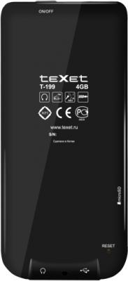 MP3-плеер Texet T-199 (4Gb) Black - вид сзади