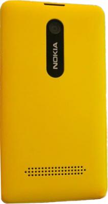 Мобильный телефон Nokia Asha 210 Dual (Yellow) - вид сзади