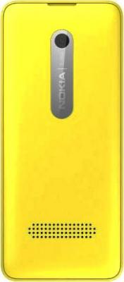Мобильный телефон Nokia 301 Dual (Yellow) - задняя панель